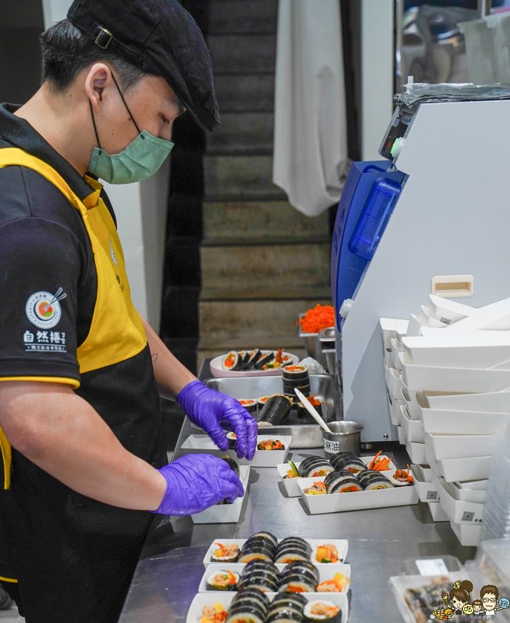自然捲韓式飯捲專賣店 韓式紫菜飯捲 團購 好吃 推薦 排隊 正宗 韓國料理 韓式 韓式泡菜 麻藥捲 飯捲 好吃 上班族最愛
