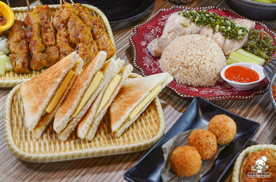 老巴剎 新加坡風味美食 叻沙麵 海南雞飯 肉骨茶 沙嗲 咖椰土司 南洋甜點