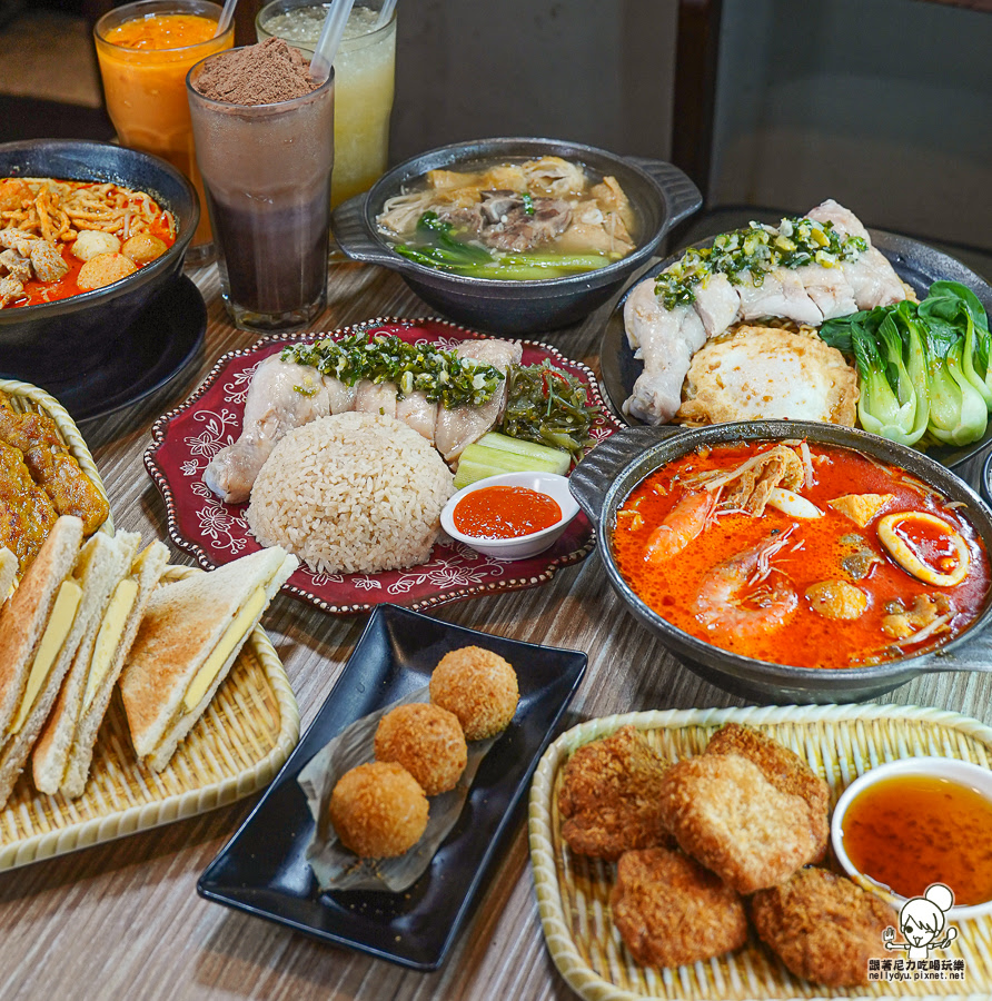 老巴剎 新加坡風味美食 叻沙麵 海南雞飯 肉骨茶 沙嗲 咖椰土司 南洋甜點