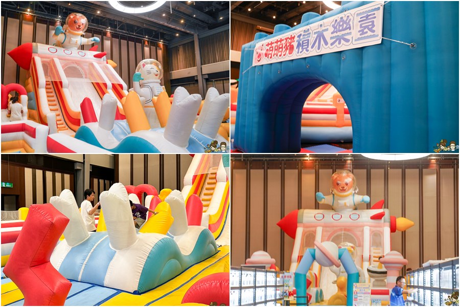 親子 旅遊 兒童 家庭 旅遊 新光三越 高雄左營店 超人力霸王快閃店&DOPE私貨 鹿人與泥鰍快閃店 萌萌豬氣墊樂園-動物星球 AR電子躲避球&好鬪格子 親子小日常圖文創作插畫展 