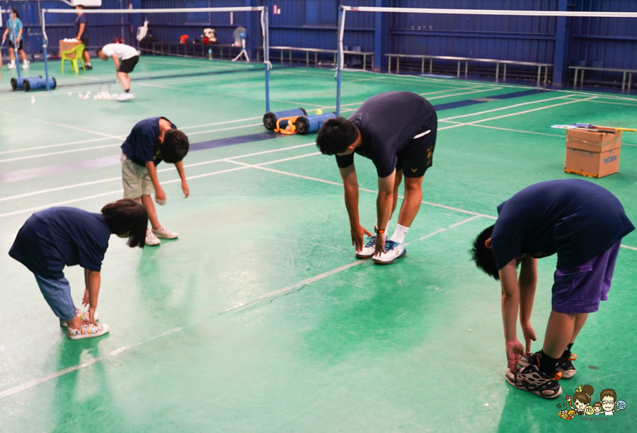 加賀羽球館 高雄羽球 加賀羽球夏令營 親子 兒童 暑假 課程 租借 訓練 活動