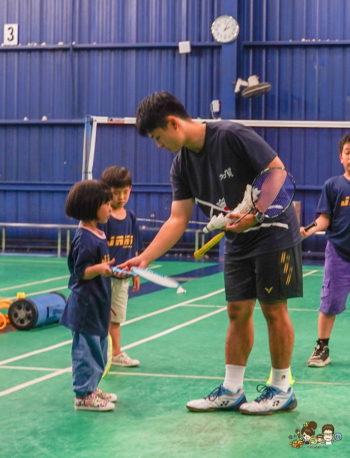 加賀羽球館 高雄羽球 加賀羽球夏令營 親子 兒童 暑假 課程 租借 訓練 活動