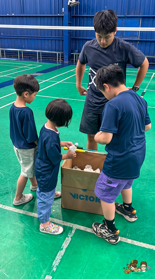 加賀羽球館 高雄羽球 加賀羽球夏令營 親子 兒童 暑假 課程 租借 訓練 活動