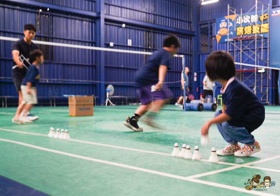 加賀羽球館 高雄羽球 加賀羽球夏令營 親子 兒童 暑假 課程 租借 訓練 活動