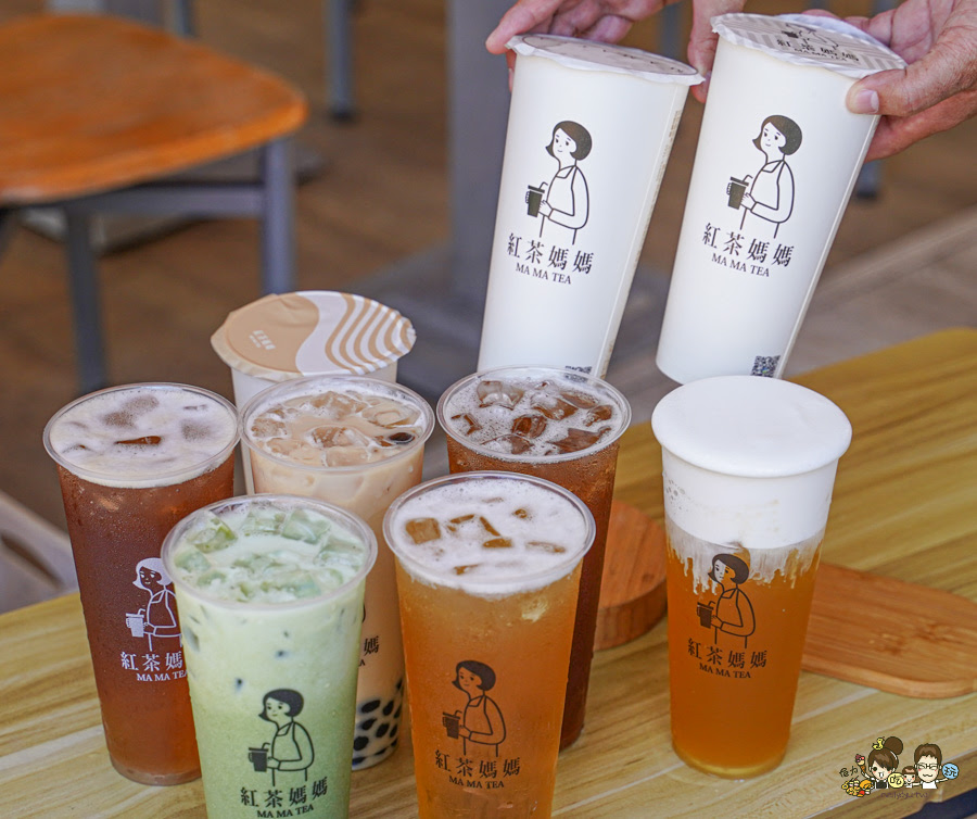 高雄 媽媽紅茶 首間 紅茶專賣 奶蓋 日月潭 手採茶 好喝 推薦 單品茶 無糖 奶茶 奶蓋
