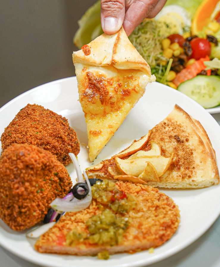 日落饗宴 必吃 好吃 親子 家庭客 高雄吃到飽 無限放題 披薩 義大利麵 燉飯