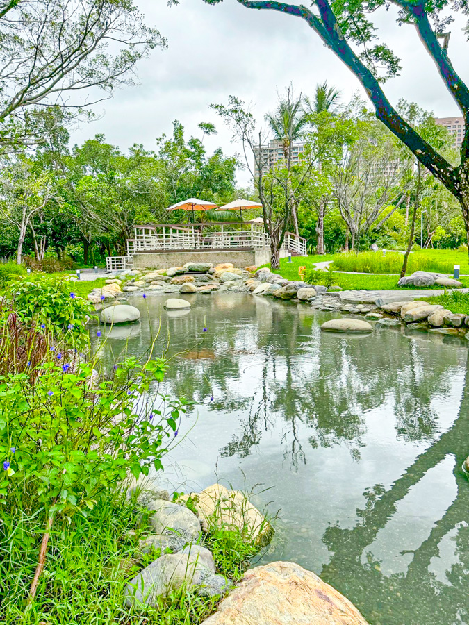 內惟森林親水河道 內惟埤濕地 迷霧森林 內惟森林親水河道 千坪佔地草地 森林系消暑勝地
