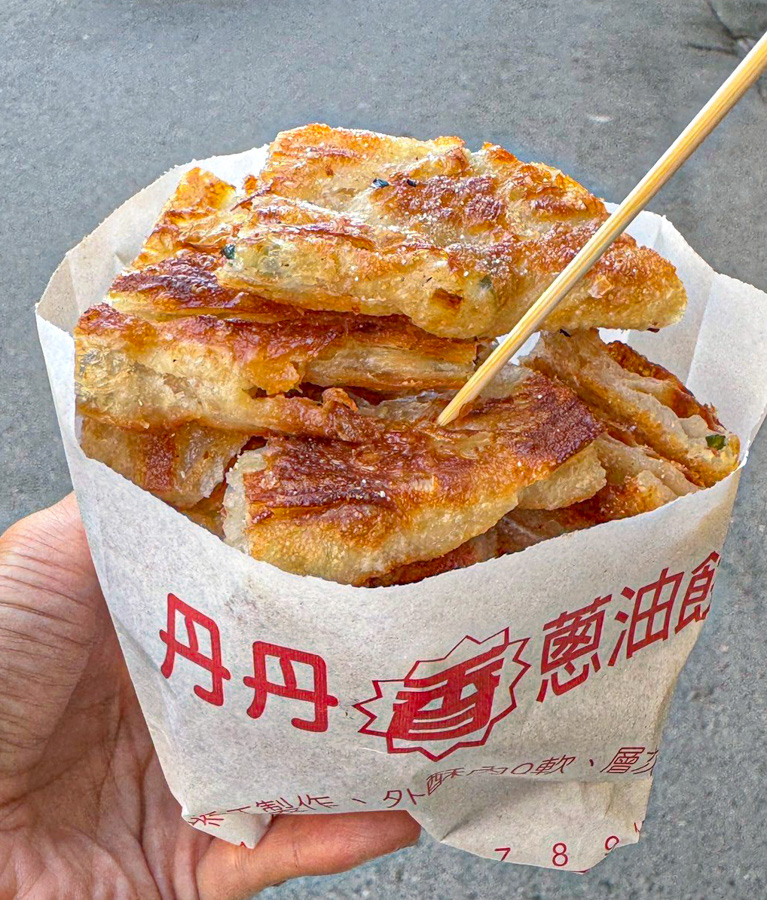 高雄 夜市 仁武夜市 丹丹蔥油餅 好吃 推薦 必吃 蔥油餅