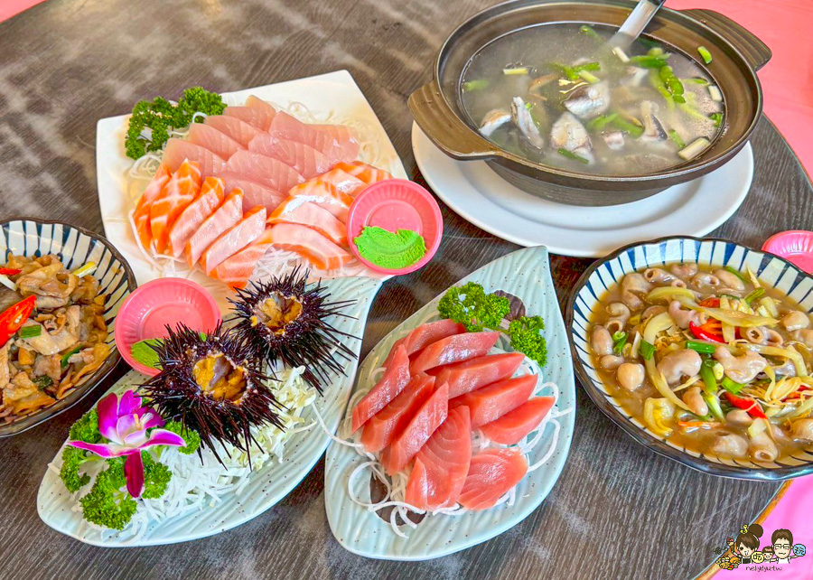 討海人海產 後壁湖生魚片 海鮮 百元生魚片 龍蝦 螃蟹 魚 現撈 漁夫料理 饕客 必吃 必訪 