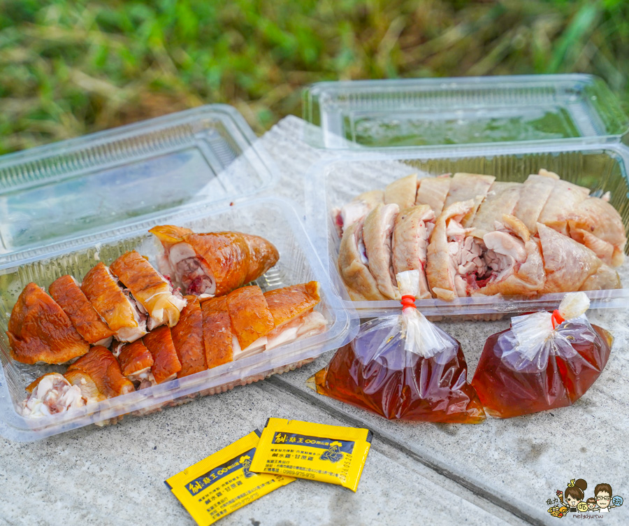  觓雞王 甘蔗雞 鹹水雞 屏東 內埔市場 黃昏市場 必買 美食 必吃 甘蔗雞 鹹水雞 