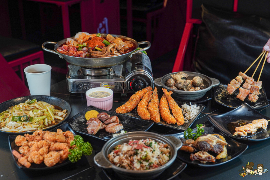 開串 吃到飽 串燒 烤物 炸物 鍋物 文山特區 消夜 晚餐 聚餐 高雄美食 必吃 首間