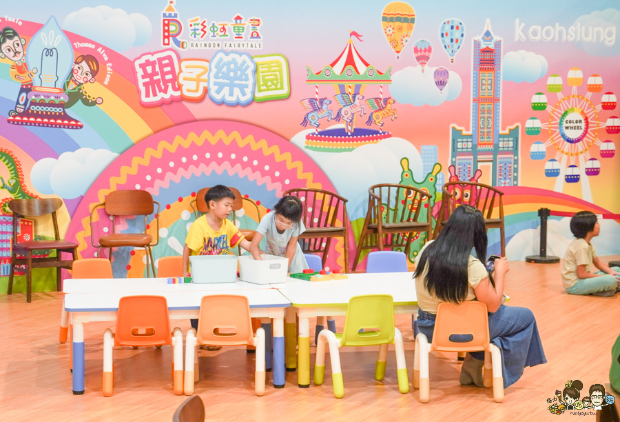 彩虹童畫親子樂園 科工館 親子 旅遊 放電 樂園 好玩 彩虹眷村 彩虹文創