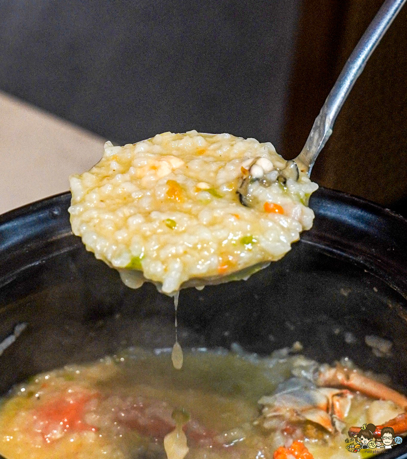巨蛋商圈 麟粥宮砂鍋粥 高雄美食 聚餐 私房料理 高雄活體海鮮