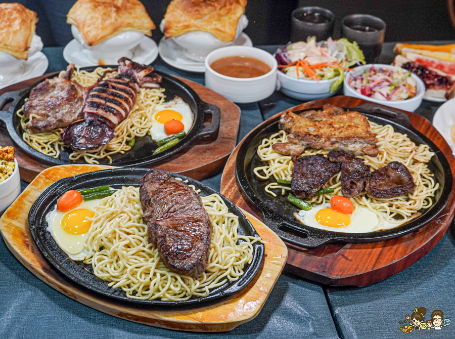 驚蟄洋食坊 鐵板 美食 高雄必吃 好吃 三民牛排 鐵板牛排 排餐 自助吧