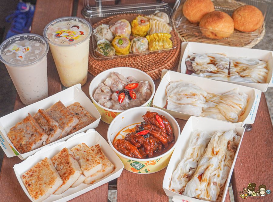 龍華市場 港點 腸粉 手工港點 港式美食 港式料理 首間 平價 銅板價格 芋頭 蘿蔔糕