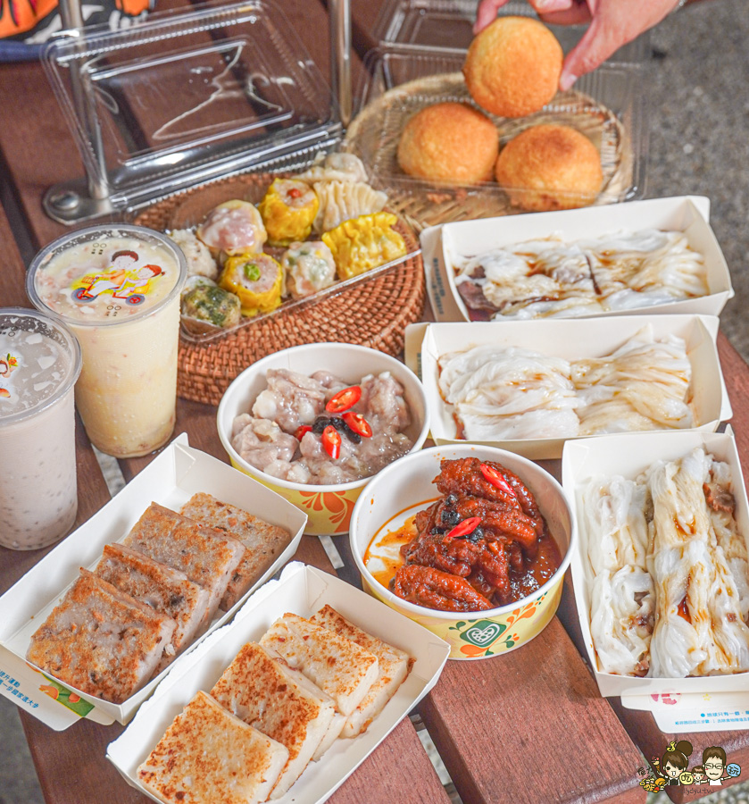 龍華市場 港點 腸粉 手工港點 港式美食 港式料理 首間 平價 銅板價格 芋頭 蘿蔔糕