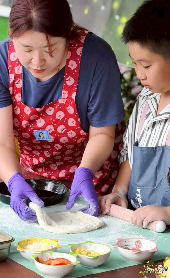 南投景點 親子 池邊食光 美食 披薩 體驗 小農夫 釣魚 釣牛蛙 餵食小動物 魚池景點 南投旅遊 