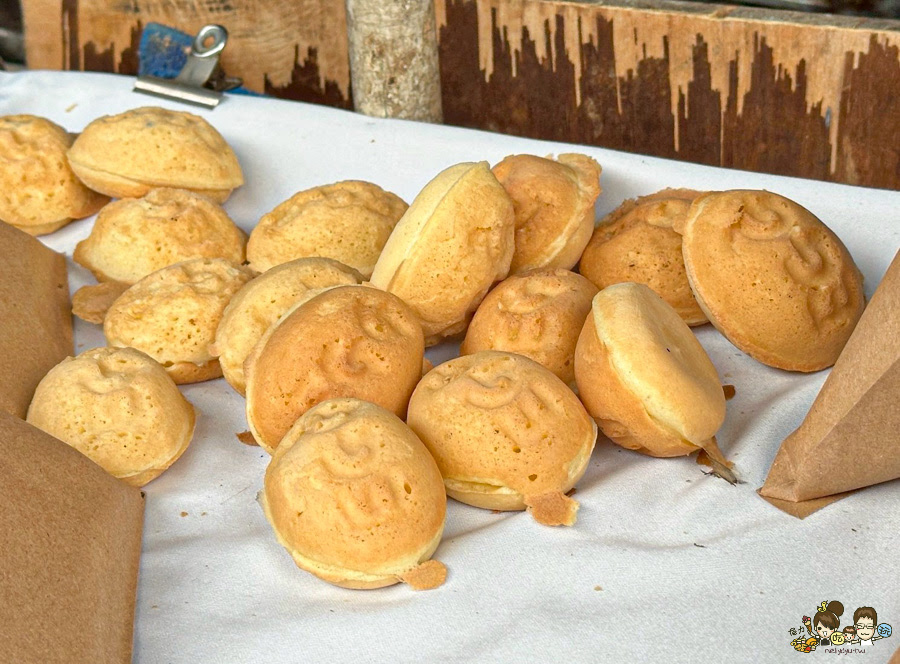 幸福雞蛋糕 銅板美食 好吃 推薦 必吃 必買 下午茶 點心 學區 石頭餅 古早味 完成