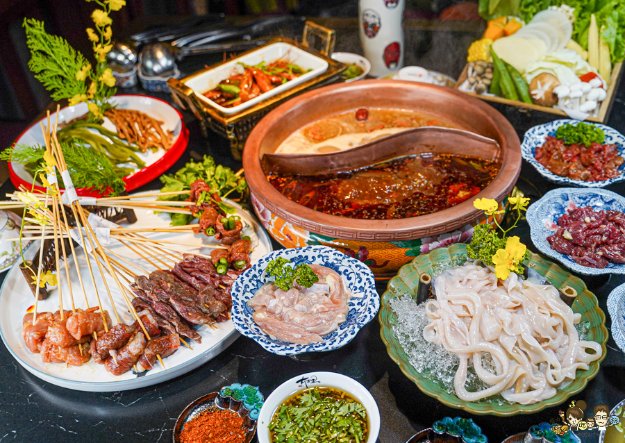 太古里 成都麻辣鍋餐廳 唐朝文化｜特色肉盘 精品串串 朋友聚餐 慶生宴 約會