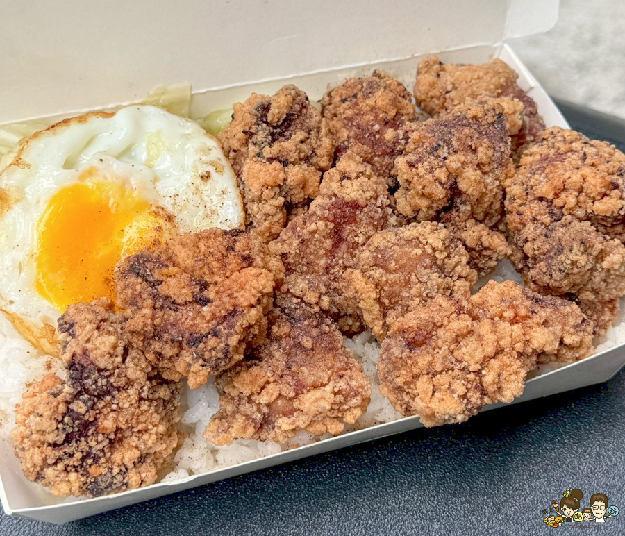 鹽埕 美食 必吃 便當 鹹酥雞飯 鹹酥雞 古早味 一稻田