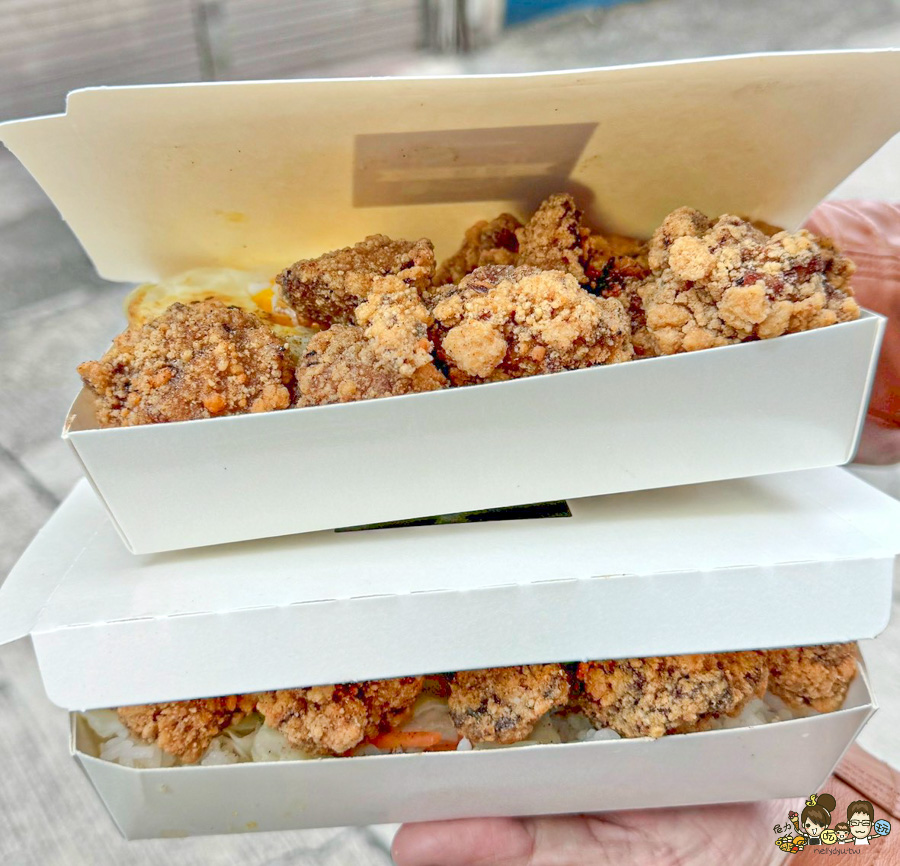 鹽埕 美食 必吃 便當 鹹酥雞飯 鹹酥雞 古早味 一稻田