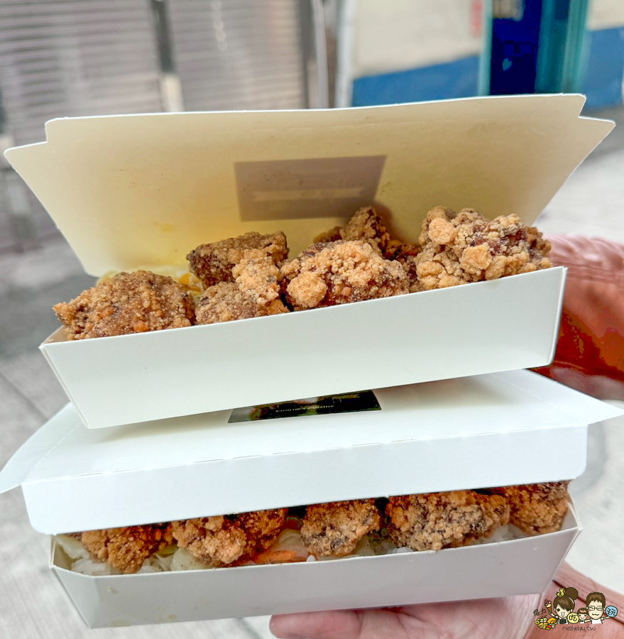 鹽埕 美食 必吃 便當 鹹酥雞飯 鹹酥雞 古早味 一稻田