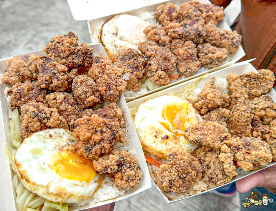 鹽埕 美食 必吃 便當 鹹酥雞飯 鹹酥雞 古早味 一稻田