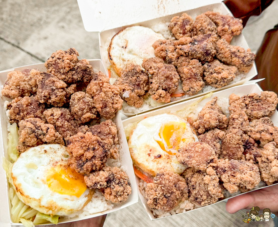 鹽埕 美食 必吃 便當 鹹酥雞飯 鹹酥雞 古早味 一稻田