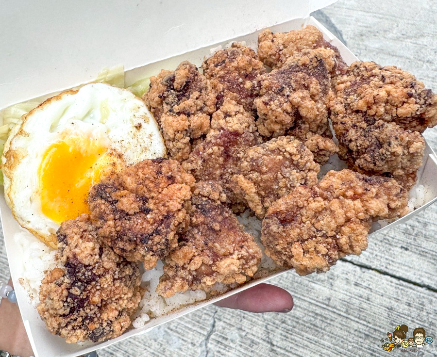 鹽埕 美食 必吃 便當 鹹酥雞飯 鹹酥雞 古早味 一稻田