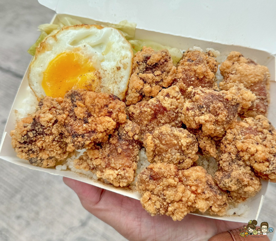 鹽埕 美食 必吃 便當 鹹酥雞飯 鹹酥雞 古早味 一稻田