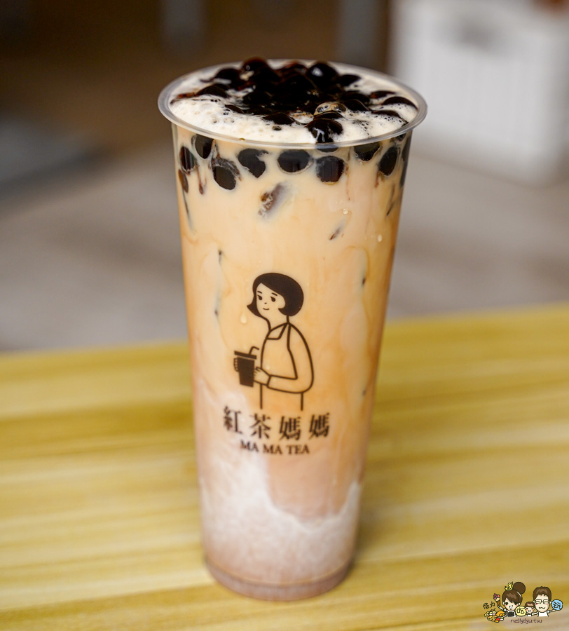 高雄首間 紅茶媽媽 手搖 奶蓋 紅茶 紅玉 上班族超愛 團購 好喝 高雄必喝