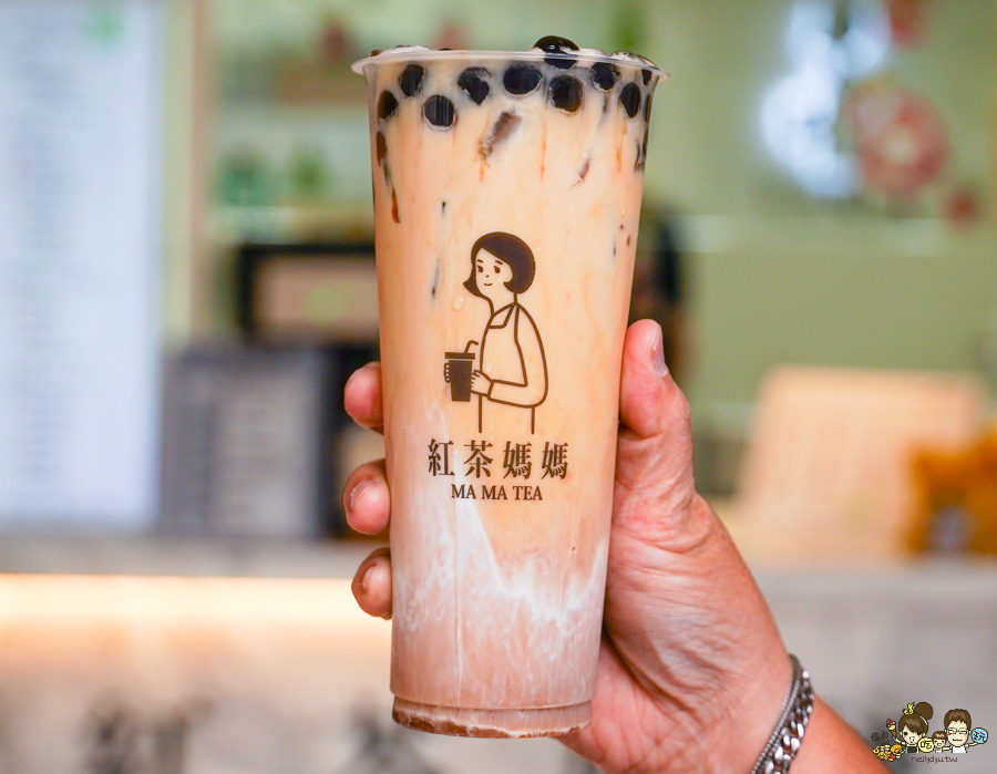 高雄首間 紅茶媽媽 手搖 奶蓋 紅茶 紅玉 上班族超愛 團購 好喝 高雄必喝
