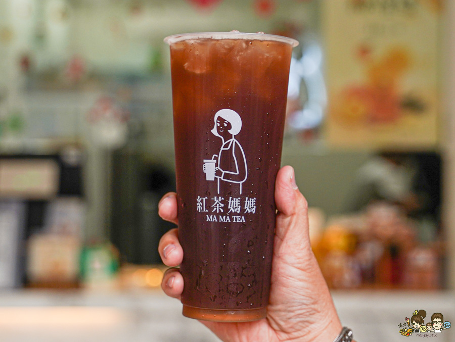 高雄首間 紅茶媽媽 手搖 奶蓋 紅茶 紅玉 上班族超愛 團購 好喝 高雄必喝