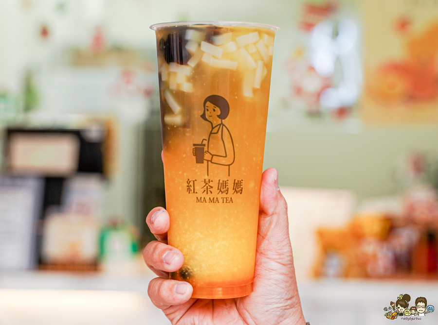 高雄首間 紅茶媽媽 手搖 奶蓋 紅茶 紅玉 上班族超愛 團購 好喝 高雄必喝