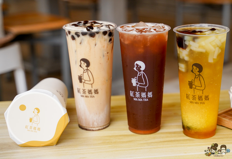 高雄首間 紅茶媽媽 手搖 奶蓋 紅茶 紅玉 上班族超愛 團購 好喝 高雄必喝