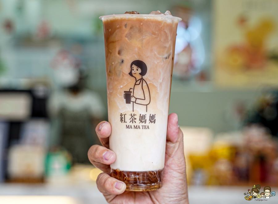 高雄首間 紅茶媽媽 手搖 奶蓋 紅茶 紅玉 上班族超愛 團購 好喝 高雄必喝
