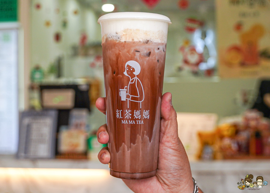 高雄首間 紅茶媽媽 手搖 奶蓋 紅茶 紅玉 上班族超愛 團購 好喝 高雄必喝
