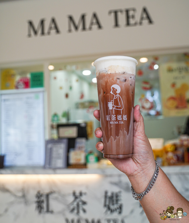 高雄首間 紅茶媽媽 手搖 奶蓋 紅茶 紅玉 上班族超愛 團購 好喝 高雄必喝
