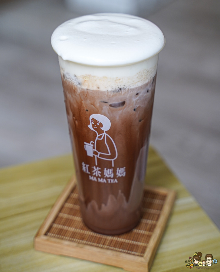 高雄首間 紅茶媽媽 手搖 奶蓋 紅茶 紅玉 上班族超愛 團購 好喝 高雄必喝