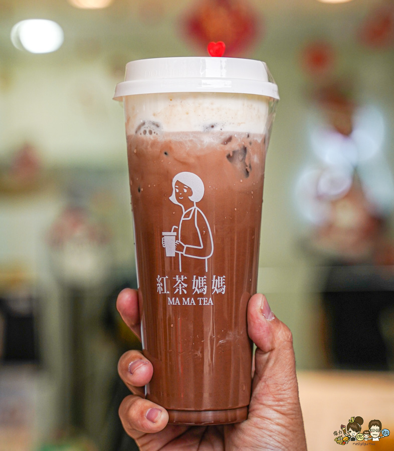 高雄首間 紅茶媽媽 手搖 奶蓋 紅茶 紅玉 上班族超愛 團購 好喝 高雄必喝