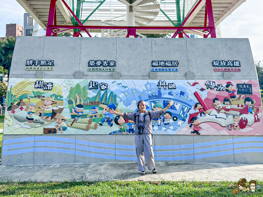高雄公園 盤花公園 客家 客家文化館 旅遊 景點 愛河之心 濕地 公園 親子 家庭 散步 