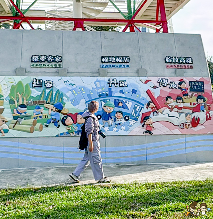 高雄公園 盤花公園 客家 客家文化館 旅遊 景點 愛河之心 濕地 公園 親子 家庭 散步 