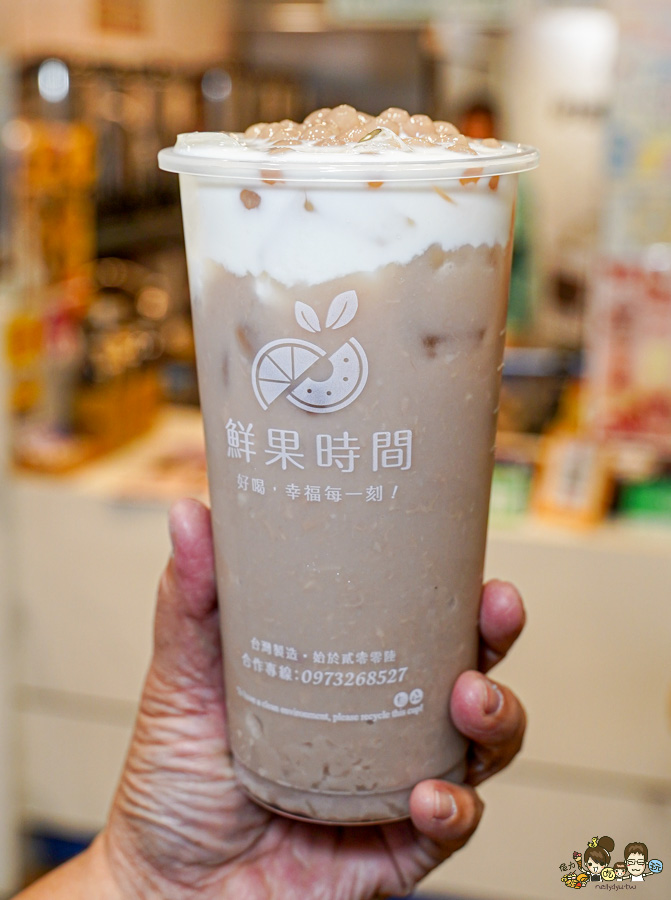 Fruitime 鮮果時間-益群店 必喝 好喝 芋頭控 飲料 芭樂 奶茶 鮮乳 奶精 推薦 加工區 楠梓飲品