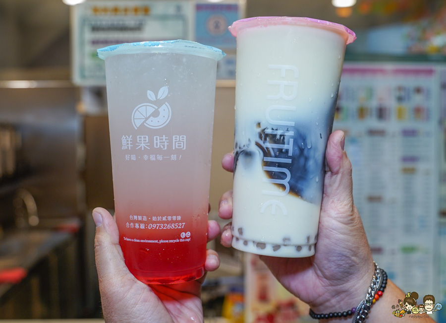 Fruitime 鮮果時間-益群店 必喝 好喝 芋頭控 飲料 芭樂 奶茶 鮮乳 奶精 推薦 加工區 楠梓飲品