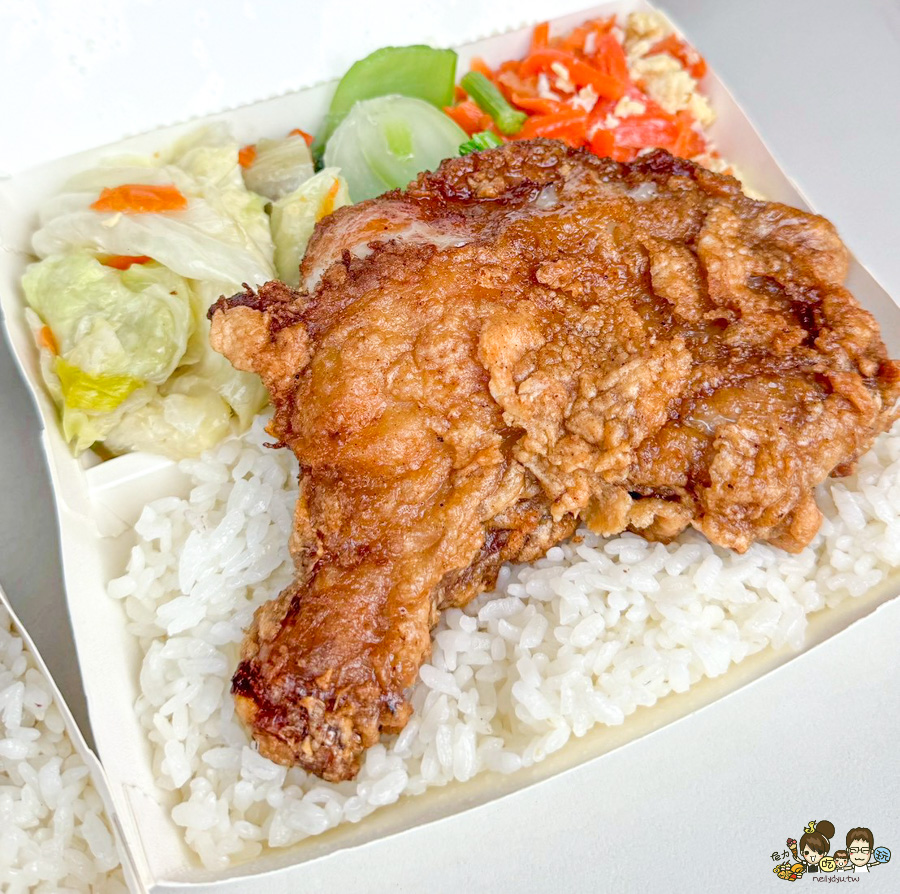 大雞腿便當 65元 阿嬤自助餐 鳥松 便當 餐盒 自助餐