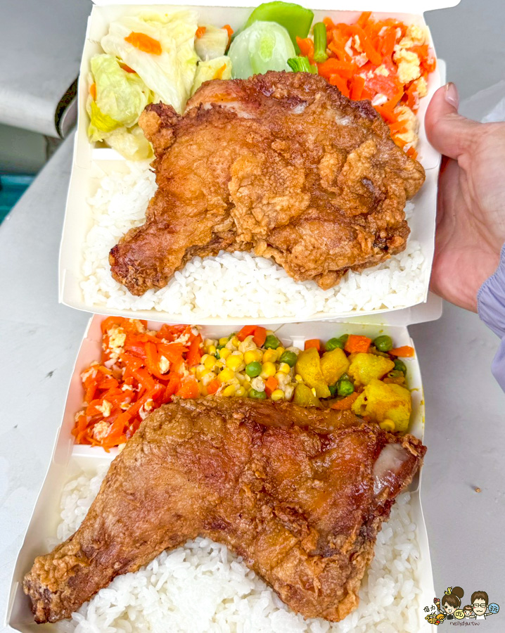 大雞腿便當 65元 阿嬤自助餐 鳥松 便當 餐盒 自助餐