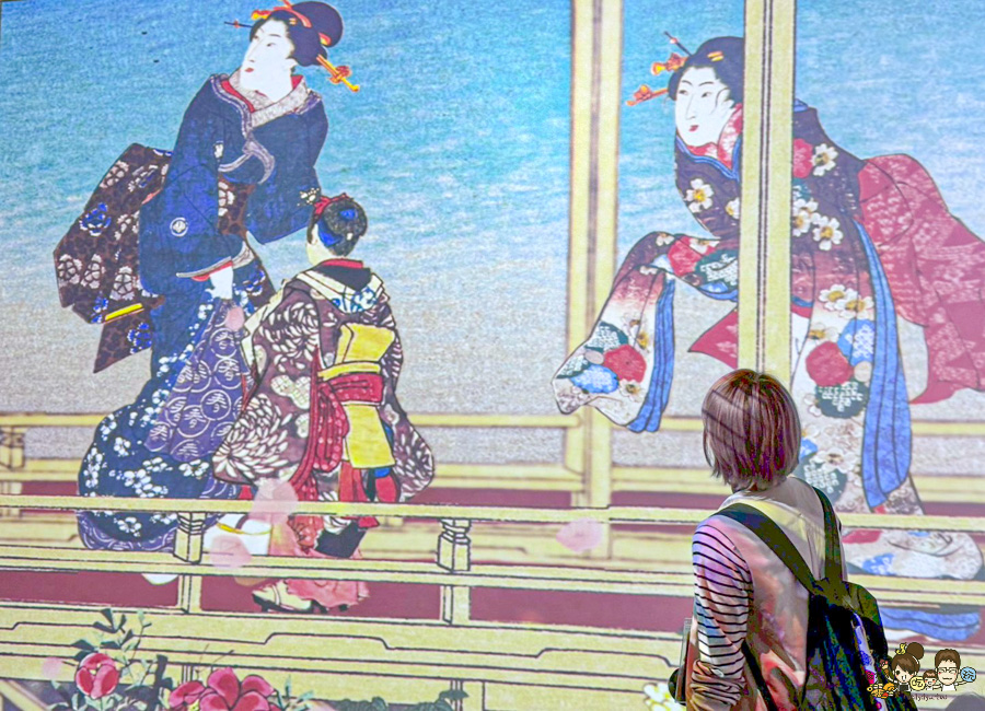 會動的浮世繪展 高雄 特展 駁二 限定 日本 授權 必看 景點 旅遊 藝術 文創 沉浸式 翡冷翠