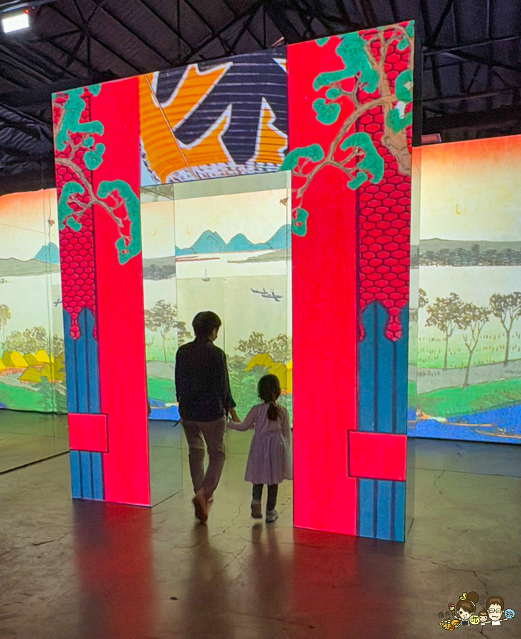 會動的浮世繪展 高雄 特展 駁二 限定 日本 授權 必看 景點 旅遊 藝術 文創 沉浸式 翡冷翠