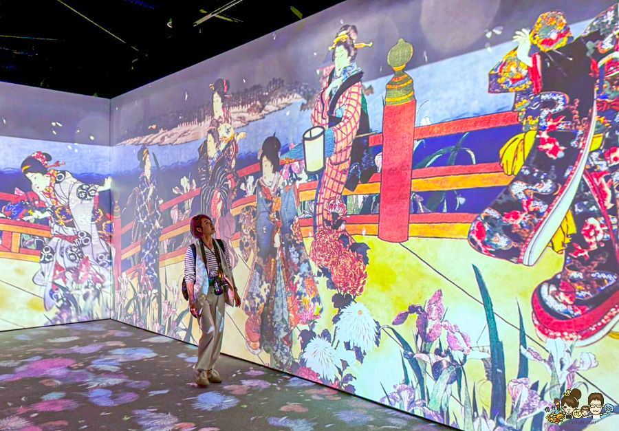 會動的浮世繪展 高雄 特展 駁二 限定 日本 授權 必看 景點 旅遊 藝術 文創 沉浸式 翡冷翠