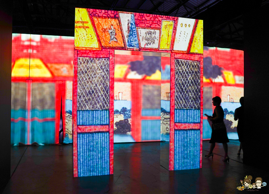 會動的浮世繪展 高雄 特展 駁二 限定 日本 授權 必看 景點 旅遊 藝術 文創 沉浸式 翡冷翠